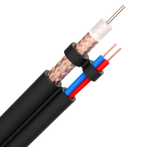 Mini 3D-FB 50 70 Ohm PVC RG11 RG59 RG6 Connector Communication 5M 10M 20M 100M Lengths Coaxial Cable Camera Cable