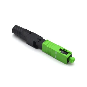 Fast Assembly FTTH Fiber Optic SC UPC/APC Connector Quick Drop Cable Connector for Fiber Optic Equipment