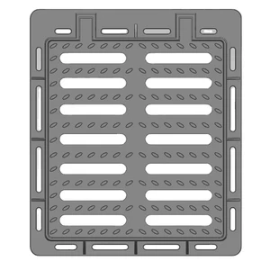 High Quality Ductile Iron Cast Manhole Cover With Metal Grate Direct From China Factory-Premium Casting Services