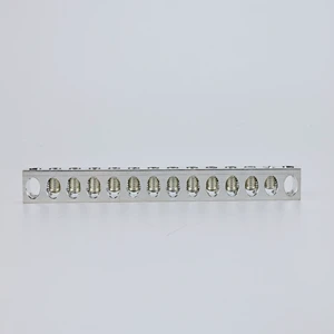 High Conductivity 12 Hole Aluminum Grounding Terminal Block for Electrical Panels