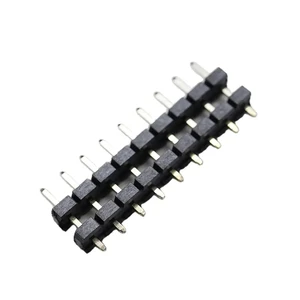 High-power 5.08mm Pitch Positions 02~20pin Height 2.54mm Single Row Custom Length Pin Header For Pcb Pin Header Connector