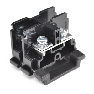 QUTD-32 Screw Terminal Block Double Pole Screw Terminal DIN Rail Mount Connection Terminal Industrial Terminal Block