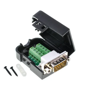 DB9 Connector COM Transfer-Free Solder Terminal DB9 Male Connector RS232 DB9 Breakout D-SUB Connector Female