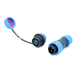 YXY SP13 2 3 4 9 Pin IP67 IP68 Waterproof Aviation Panel Mount Connector