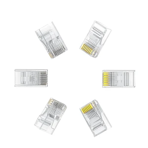 RJ45 Crystal Head Ethernet Cable Connector for Home