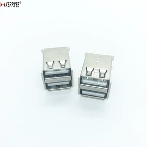 Double Stack 2 Usb Port Female USB 2.0 Connector