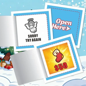 Custom Solutions Pull Tab Tickets Tear Off Card Peel Off Double Layer Card Free Design Pull Tab Gift Cards