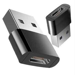 30w Metal Shell New Usbc Usb c Female to Usb a Male Otg Adapter Fast Charging for Mobiles