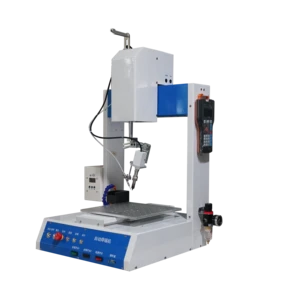 High Efficiency Connectors Motors PCB Automatic Soldering Machine With R Rotary Axis Four-axis Automatic Soldering Machine