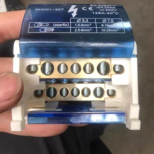 UKK Din Rail Power Distribution Junction Box Efficient Terminal Block for UKK Din Rail System Product Category Terminal Blocks