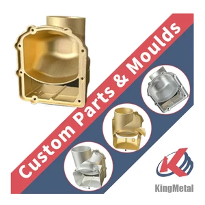 Custom Die Casting Powder Coated Gas Collection Hood Industrial Stainless Steel Exhaust Parts Kingmetal Brand ISO9001 Certified