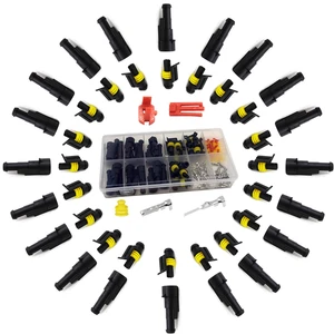 20 Kits 1 Pin Automotive Electrical Connectors Quick Connect Wire Connectors Waterproof Connector