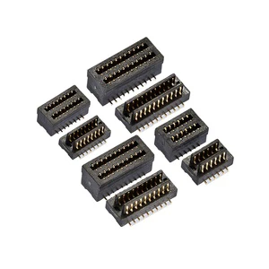 Board to Board Connector 0.8mm Pitch H3.0 to H6.0 Double Slot Male/Female Connector SMT 6P to 20P Mezzanine Connectors