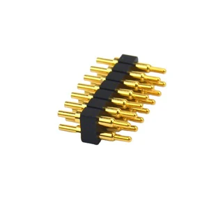 High Quality Customized 2x7Pins Spring Pogo Pin Connector Board to Board & Mezzanine Connectivity