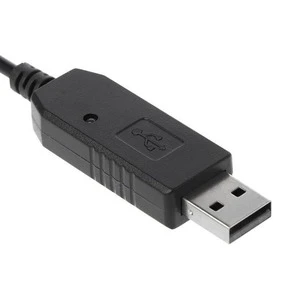 USB 2.0 to DC5521 5V to 12V Step-Up Booster Cable Stable 12V Power Adapter for LED, Router, CCTV & Speakers Wiring Harness