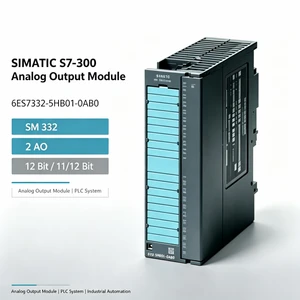 6ES7332-5HB01-0AB0,6ES7 332-5HB01-0AB0,For Siemens PLC SIMATIC S7-300 SM332 Analog Output Module,2AA Isolated 11/12Bit