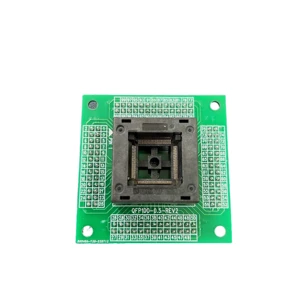 QFP100 LQFP100 TQFP100 Adapter IC51-1004-809 IC Test Socket Programming Adapter 0.5mm Pitch