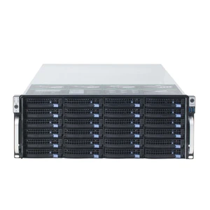 OEM 4U 19 Inch 24 Bay Storage Server Chassis Server Rack Case in Stock 1300W PSU