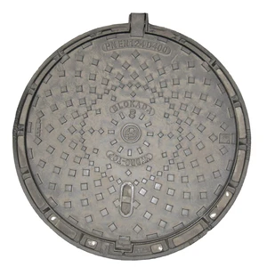 Customizable D400 C250 Type Manhole Cover Dia 600 800 Ductile Iron Cast Iron Material Various Fabrication Services Applications