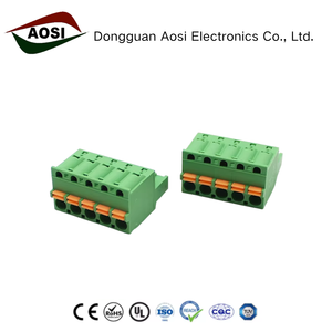 AOSI GREEN 2EDGKD 5.08mm 2P ~ 12P PCB CONNECTOR PLUG-IN TERMINAL BlOCKS 2,5 ST