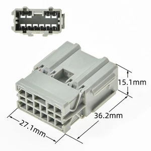 CNLEY 10p Male/Female Brass Automotive Electrical Connectors with PBT Housing IP20 Rated 5A 300V Adapter for Wire Connections