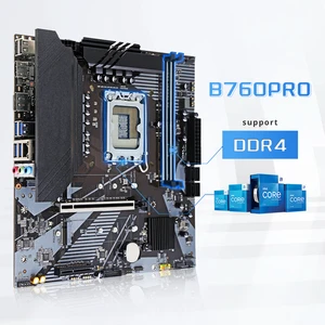 B760 Pro Micro ATX Desktop Motherboard Intel B760 Chipset LGA 1700 12th/13th/14th Gen I3/I5/I7/I9 DDR4 64GB Double Channel