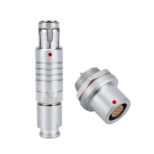 Multipole Waterproof IP66/68 Small-Sized 0C-3C Self-Latching Circular Push-Pull Connector Compatible With ODU MINI-SNAP B Series