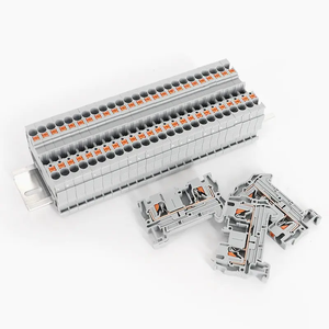 Push In Terminal Block PT2.5 Wire Connector Quick Wiring Combined Spring Terminal Din Rail Terminal Block