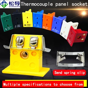 Thermocouple K-type Panel Socket Male Plug Female Plug MPJ-K/J/T/E/N/C/U/R/S Temperature Connector