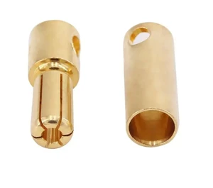 DIY RC Drone Parts Accessory 5.5mm Gold-Plated Banana Plug Connector Copper Contact Material ROHS Certified HXE Brand for