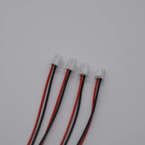 JST PAP2.0 Wire Harness, 2.0mm Pitch, 2-Pin Connector with Buckle, Customizable Power Wire Cable and Gauge