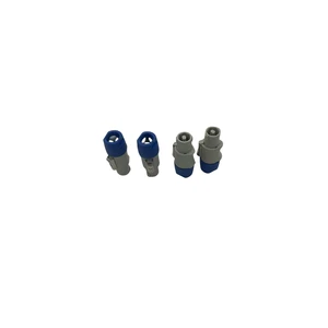 Rongxiang Nickel-Plated Copper 4-Pin White and Blue Insulation Speaker Plugs Cable Connector Audio & Video Connectors
