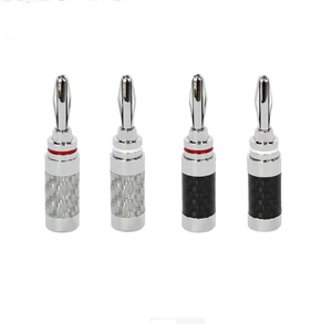Copper-plated 4mm Banana Head Plug, HiFi Speaker Speaker Wire Connection Plug, Terminal Post