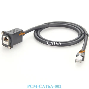 Ethernet GigE RJ45 Cat6A EtherCON Modular XLR Type Panel Mount Connector Extension Cable Switchcraft EH Series Neutrik NE8FDX-P6