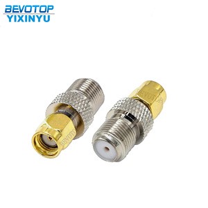 RP Sma Male to F Female F Type Straight Coaxial Connector RF Application and Adapter
