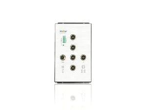 EN50155 Industrial M12 Fast Network PoE Switch 5*10/100M Within 4*PoE Ports IP40 1Gbps -40~75℃ Operating Temp 5-Year Warranty