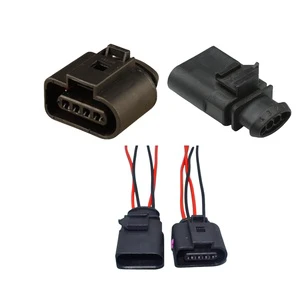 4-Pin Male/Female Car Electrical Cable Wire Harness Auto Connectors 1J0973704/1J0973804/1J0973804A