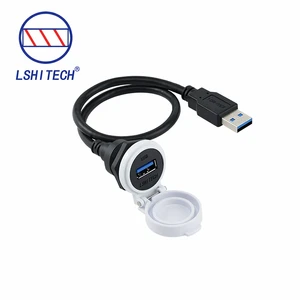 IP67 Waterproof Copper USB2.0/3.0 Type-C Micro USB Female to Male Connector Cable