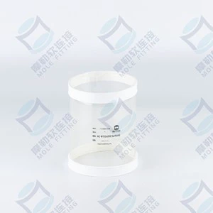 Hose Clamp Flexible Connector PUAS Seeflex Liquid Press Fit connectors 16mm Clear Polyurethane Static Dissipative Ap
