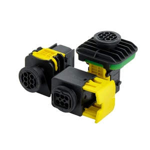 Waterproof Nylon Heavy Duty Sealed 6-Pin Male/Female Automotive New Energy Connector IP67 10A 250V