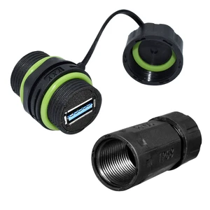 Ip68 Waterproof Usb3.0 Format Conversion Data Cable Panel Mount Connectors Wholesale 9 Pin Connector