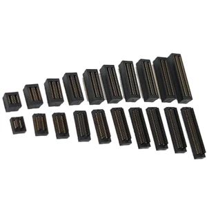 Double Slot 0.8 Pitch Btb Board Board Connector 8-100P Male Female Base Combined 4.0-8.5Mmh Patch Terminal Mezzanine Connectors