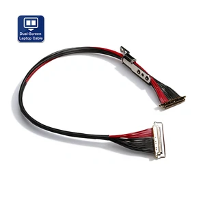 ICape Dual-Screen Laptop USB-C Cable 5V 1A-232A 1.5m FFC/FPC Tinned Copper PVC Jacket Customizable Length LVDS Network