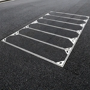 Modern Custom Stainless Steel Manhole Covers for Sewers Are Durable and Suitable for Outdoor Municipal Road Invisible Manholes