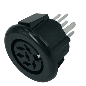 HX Factory Direct DS 6pin S Terminal Audio Video Din Female Socket Connector Circular Connector 6 Cores