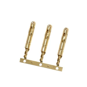 Brass Electrical Crimping 4.15mm Banana Head High Pin Cable Terminal Block Car Connector
