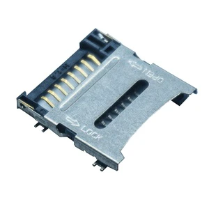 Hinge Type SMT Internal Welding 8PIn 1.5H 1.8H 0472192001 TF Micro SD Memory Card Connector