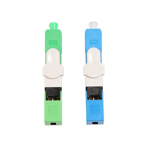 ESC250D Fiber Optic Fast Connector Square Quick Cold Joint Low Insertion Loss Ceramic Ferrule V-Groove Switch Reusable Tool