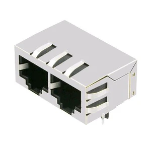 ARJ12A-MCSA-MU2 Tab up Without LED Dual Port 100/1000 Base-T Ethernet RJ45 Connectors 1x2