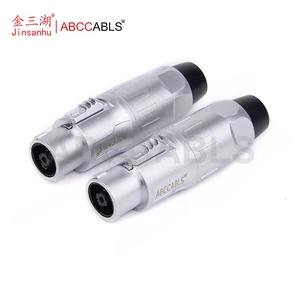 High Quality NL8 8pin Silver Male/Female Metal Audio Video Speaker Connector Professional New Design Long Lifespan Accessory